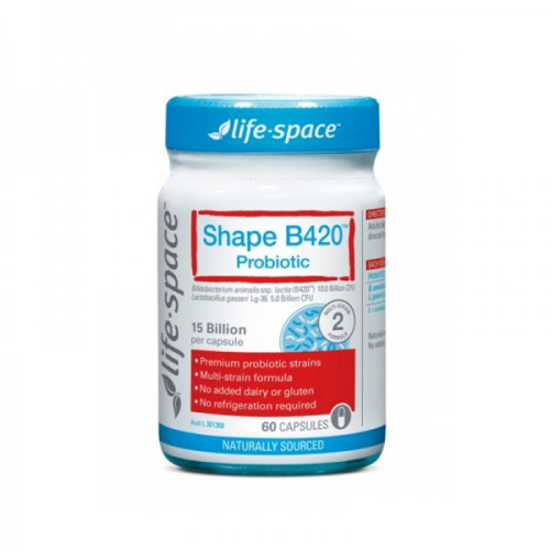 LIFE SPACE 塑身B420益生菌胶囊 60粒 