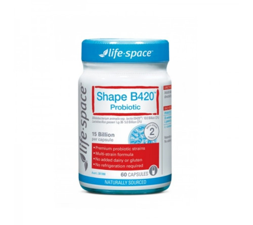 Life Space 塑身B420成人益生菌 60粒 