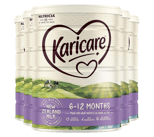 【新西兰直邮】KARICARE 可瑞康 普通牛奶粉 2段 6-12个月 6罐一箱
