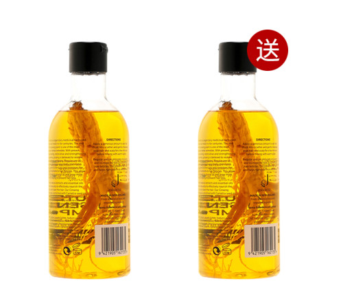 【买一送一】8+ MINUTES 人参防脱洗发液 400ML *2   