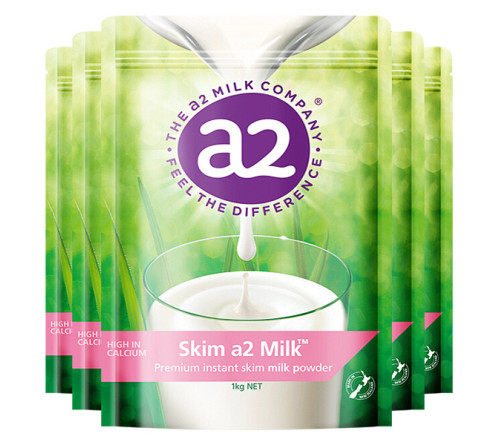 【新西兰直邮】A2白金 成人脱脂奶粉 1KG/袋（6袋装）