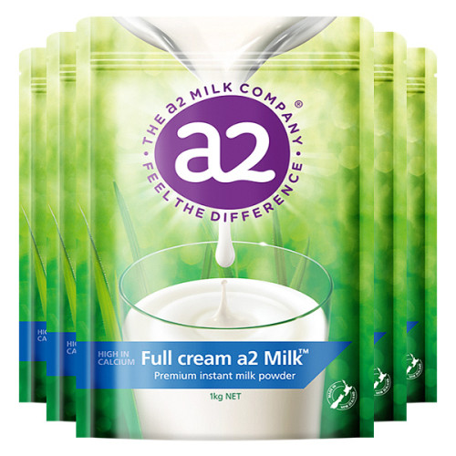 【新西兰直邮】A2白金系列 成人全脂奶粉 1KG/袋（6袋装）