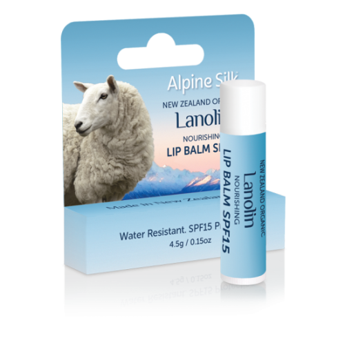 Alpine Silk  有机羊毛脂滋养润唇膏 spf15 4.5g