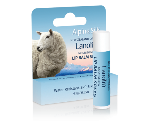 Alpine Silk 有机羊毛脂滋养润唇膏 spf15 4.5g