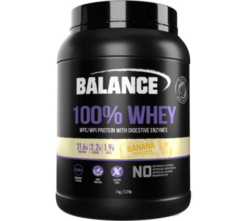 Balance 100% WHEY  1kg 纯蛋白粉(香蕉味)
