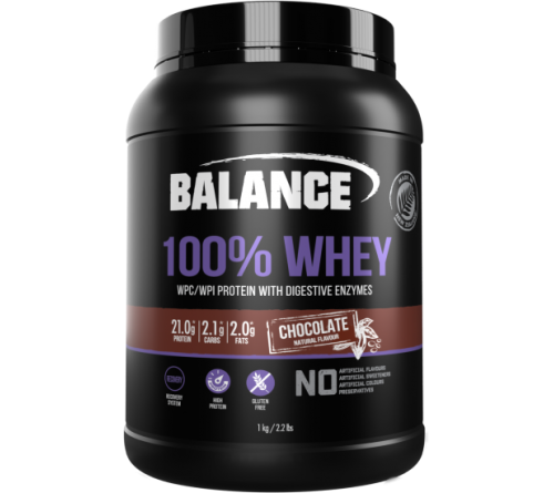 Balance 100% WHEY 1kg 纯蛋白粉(巧克力味) 
