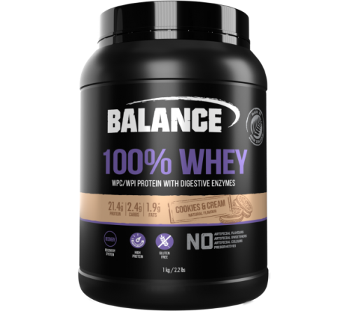 Balance 100% WHEY 1kg 纯蛋白粉(曲奇味)