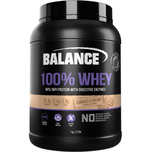 Balance 100% WHEY 1kg 纯蛋白粉(曲奇味)