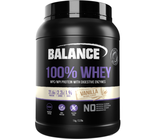 Balance 100% WHEY 1kg 纯蛋白粉(香草)