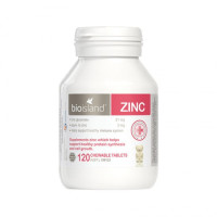Bioisland 生物岛 葡萄糖酸锌小熊咀嚼片 120片 厌食体弱宝宝