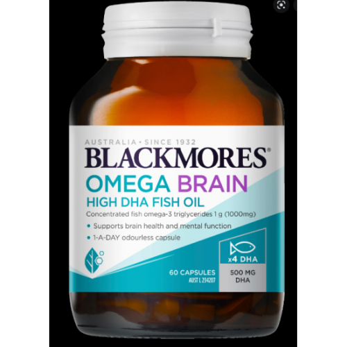 Blackmores 澳佳宝 4倍DHA超浓缩深海鱼油 60粒 