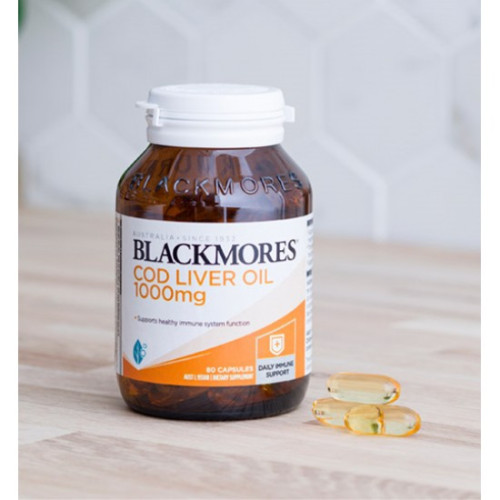 Blackmores 澳佳宝 鳕鱼肝油1000mg80粒 
