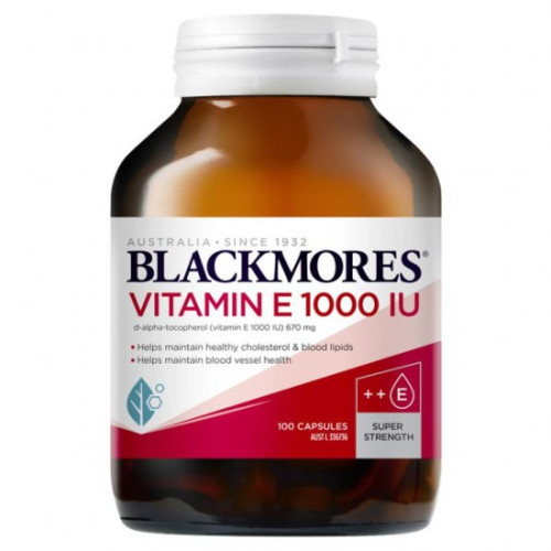 Blackmores  澳佳宝维生素E  1000IU 100粒