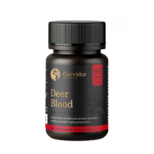 Cervidor Deer Blood 鹿血胶囊 60粒