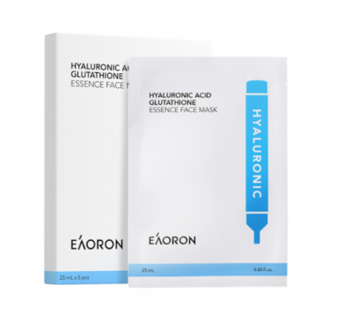 Eaoron （白色）水光针白面膜 澳洲芋螺肽+依克多因 补水面膜 5片*25ml
