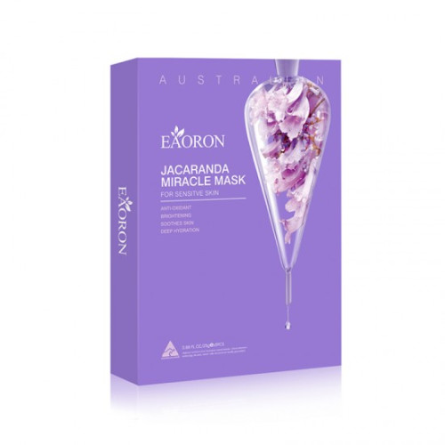 Eaoron 水光蓝花楹奇迹紫面膜 25g/片 5片/盒