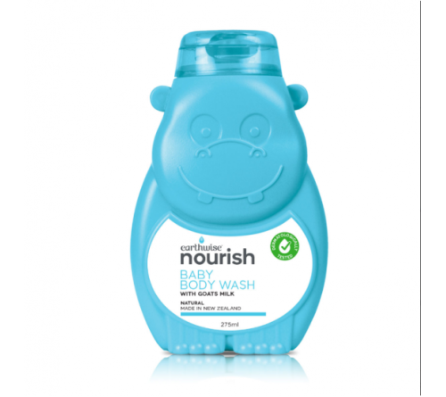 Earthwise 小河马 宝宝婴幼儿羊奶沐浴露 275ml