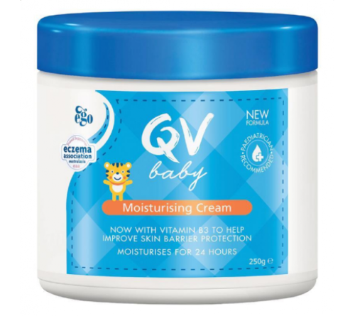 EGO QV Baby Cream250g 婴儿润肤抗敏感保湿霜(圆罐) 