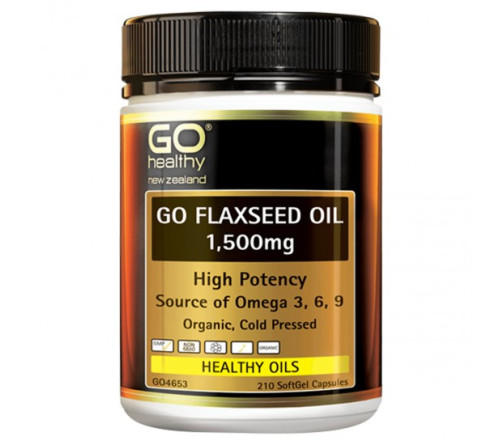 Go healthy  高之源 1500mg 亚麻籽油胶囊  210粒
