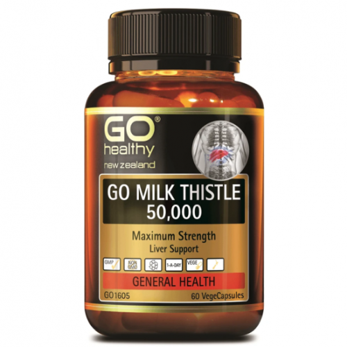 GO Healthy 高之源 奶蓟草护肝胶囊保肝护肝50000mg 60粒