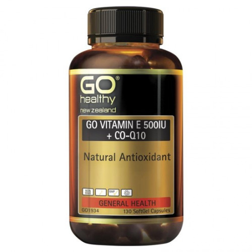 Go Healthy 高之源 维生素E 500IU + Co-Q10 130粒