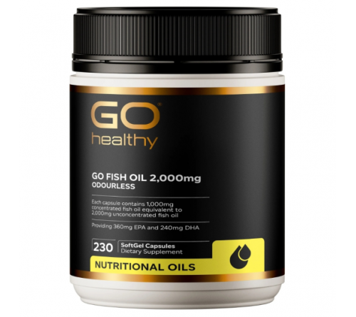 GO Healthy  高之源 高含量 鱼油2000mg   230粒
