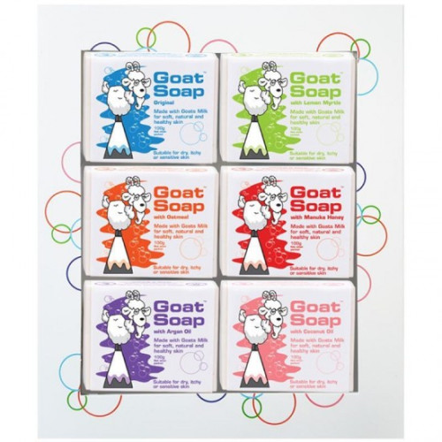 Goat soap gift pack 山羊奶皂 6块套装礼盒