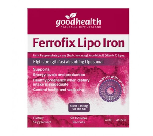 Good Health 好健康 Ferrofix Lipo Iron  20s*2g