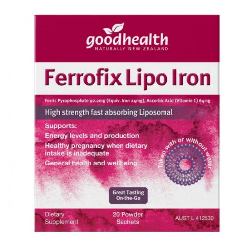 Good Health 好健康 Ferrofix Lipo Iron  20s*2g