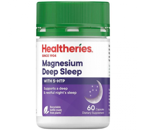Healtheries  贺寿利镁深度睡眠胶囊（含 5HTP）60 粒