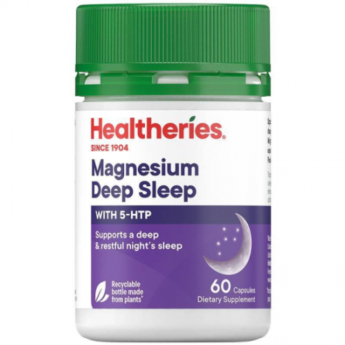 Healtheries  贺寿利镁深度睡眠胶囊（含 5HTP）60 粒