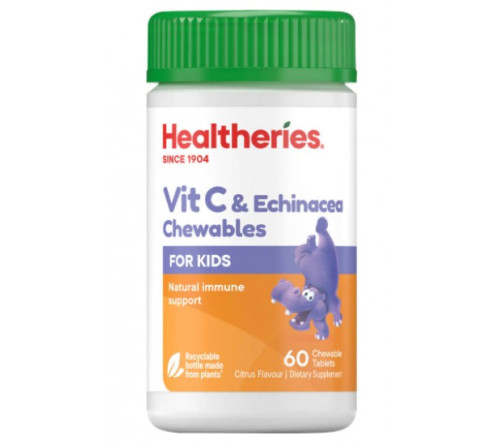 Healtheries  贺寿利儿童维生素 C+紫锥菊咀嚼片 60片