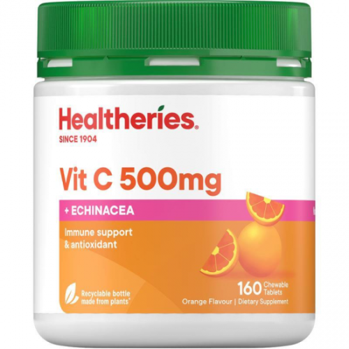 Healtheries  贺寿利维生素 C 500mg+紫锥菊 160 片咀嚼片