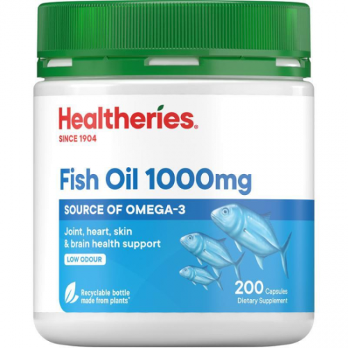Healtheries  贺寿利鱼油1000mg 200粒