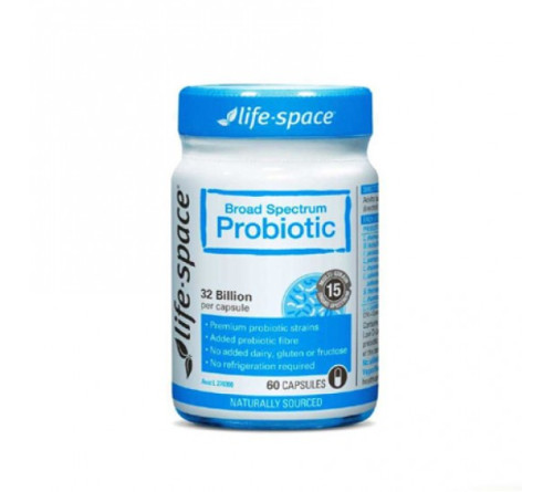 Life Space 成人益生菌 缓解肠道便秘湿疹助消化胶囊 60粒