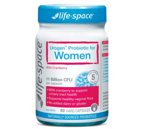 life space 女性益生菌 ＋ 蔓越莓 胶囊 60粒