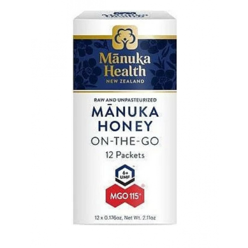 Manuka Health  蜜纽康麦卢卡蜂蜜独立包装条MGO115+ 12x5g