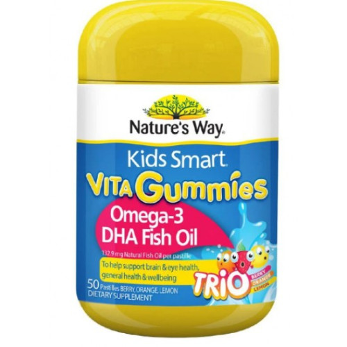 Natures Way  佳思敏儿童鱼油DHA水果软糖50粒