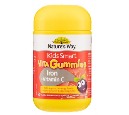 Natures Way 佳思敏儿童补铁维生素C软糖 60粒