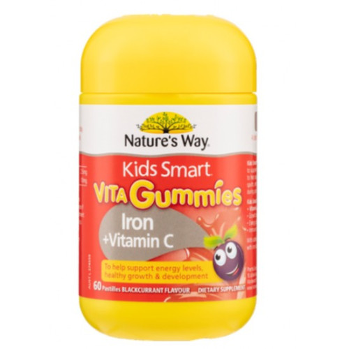 Natures Way 佳思敏儿童补铁维生素C软糖 60粒