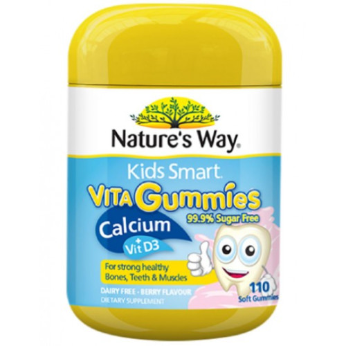 Natures Way  佳思敏儿童钙+维生素D软糖 110粒