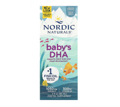 Nordic Naturals 挪威自然 婴幼儿鳕鱼油DHA鱼油滴剂 60ml