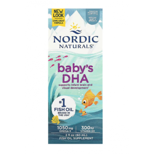 Nordic Naturals 挪威自然 婴幼儿鳕鱼油DHA鱼油滴剂 60ml