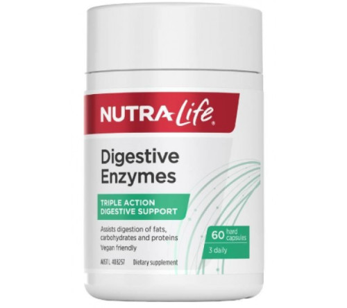 Nutralife  纽乐 植物消化酶酵素 60粒 
