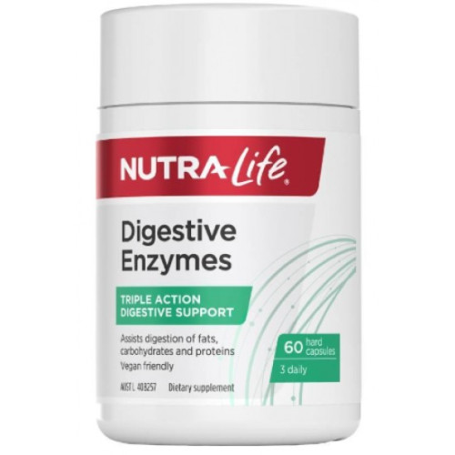 Nutralife  纽乐 植物消化酶酵素 60粒 