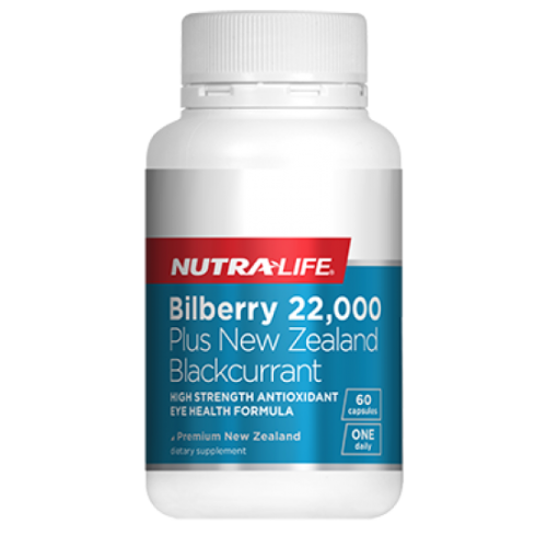 Nutralife 纽乐 蓝莓越橘胶囊含黑加仑 护眼保护视力 60粒