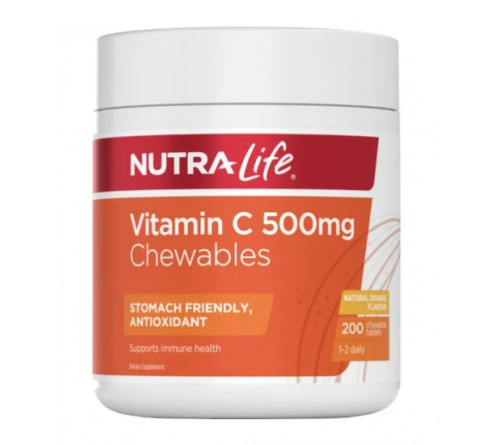 Nutralife 纽乐Vc咀嚼片500mg 200片