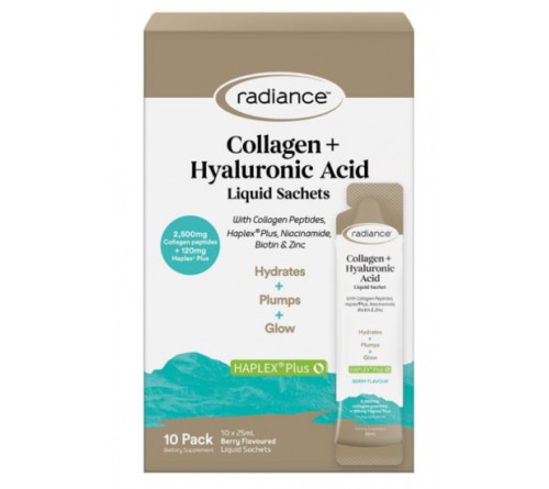 Radiance 胶原蛋白+玻尿酸口服液 10*25ml R125