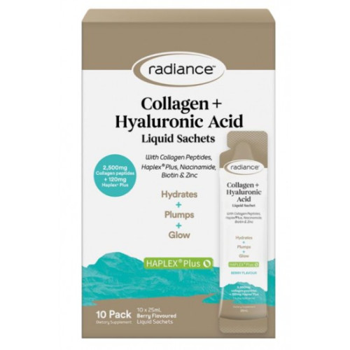 Radiance 胶原蛋白+玻尿酸口服液 10*25ml R125