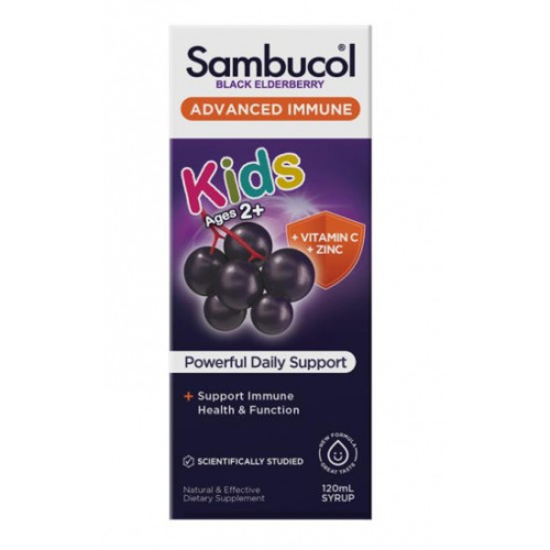 Sambucol 黑接骨木儿童强效免疫糖浆   120ml 